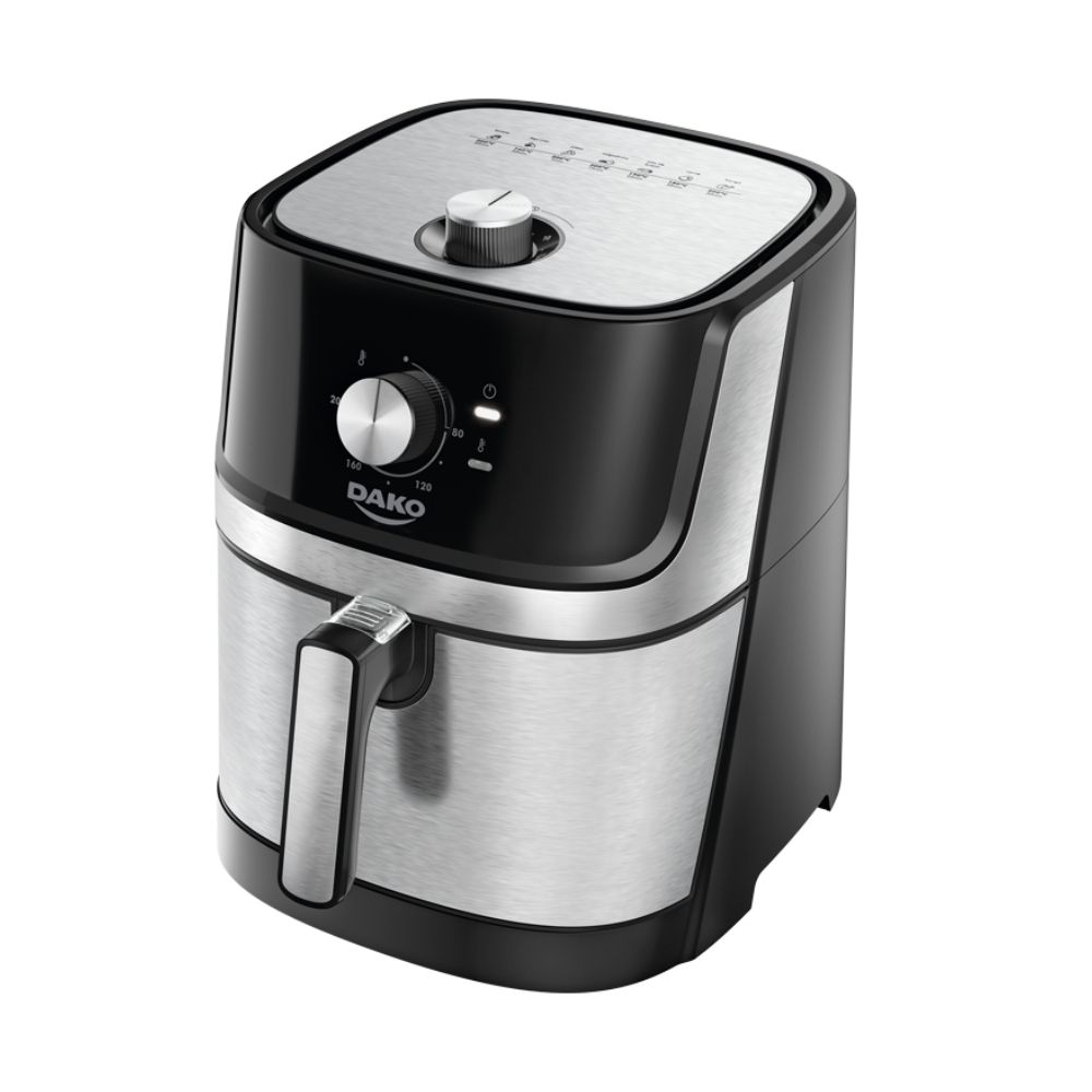 Fritadeira Elétrica Air Fryer Dako Sem Óleo 5 Litros 220V Painel Analógico