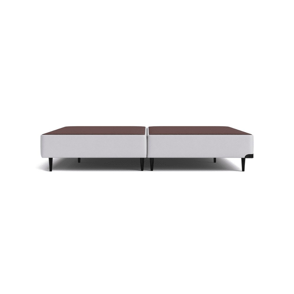 Base Cama Box Queen Sommier Corino Branco 158x198x30 cm Ortobom, , large image number 1