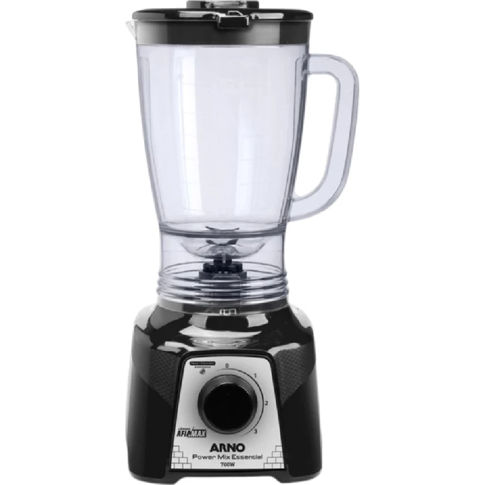 Liquidificador Arno Preto 3 Velocidades + Pulsar 2,4 Litros 700W 220V LQ19