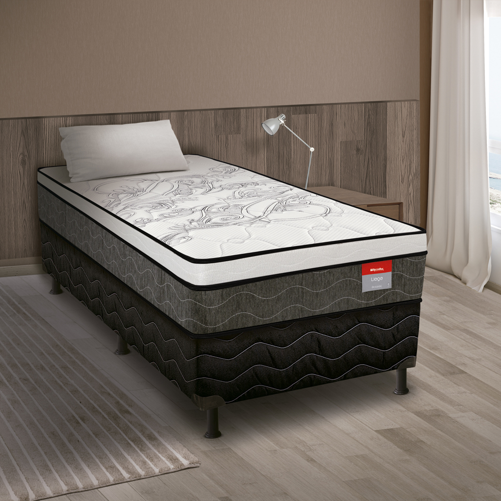 Cama Box Solteiro Molas Ensacadas Liege Reconflex 88X188X74, , large image number 2