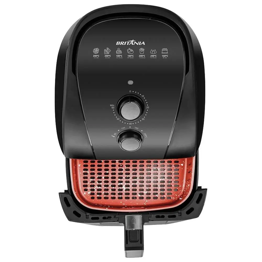 Fritadeira Elétrica Air Fryer Britânia Sem Óleo 5,5 Litros Preta 1500W 220V BFR50, , large image number 6