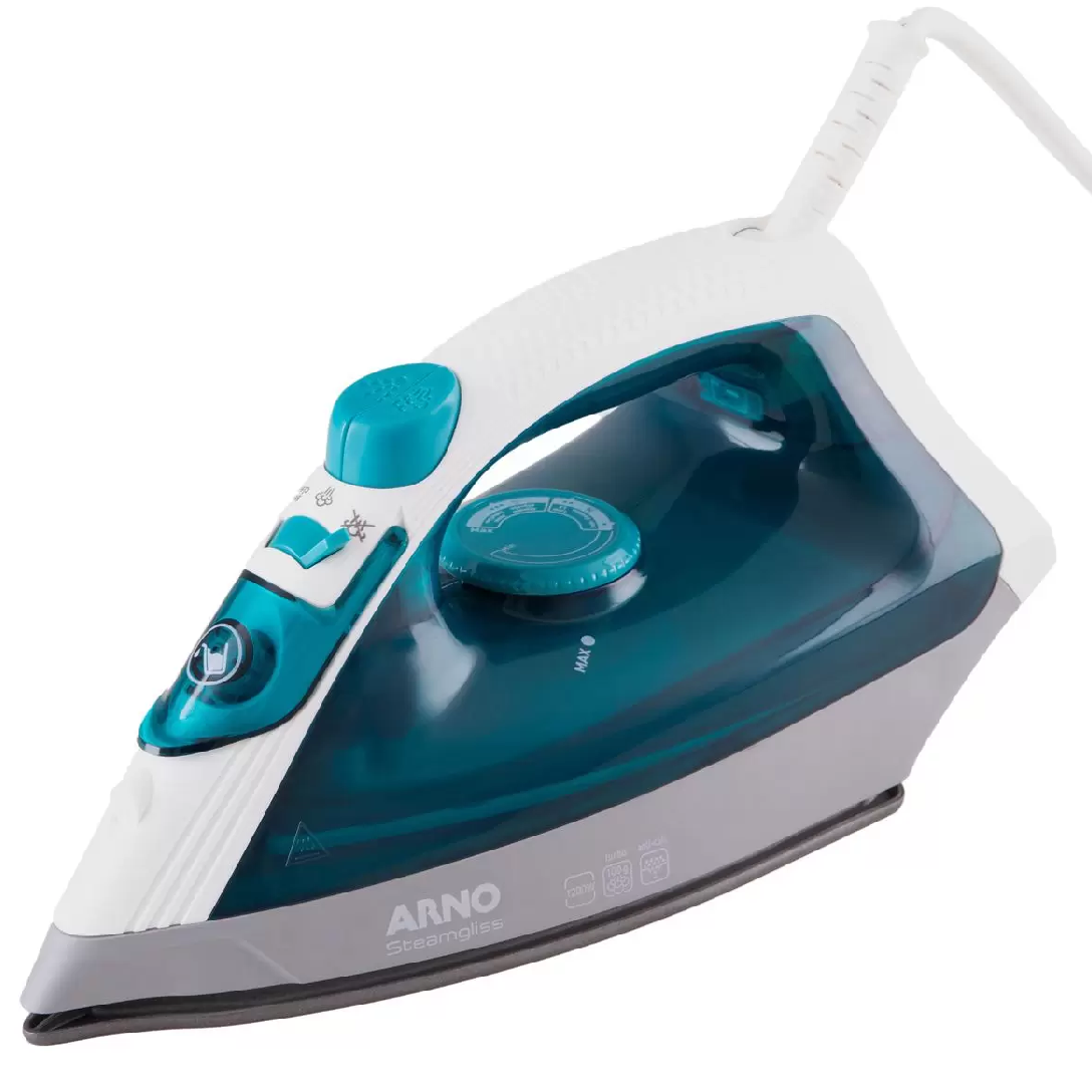 Ferro de Passar a Vapor Arno Steamgliss FV1920B2 FSGP 220V Base Antiaderente 1200W