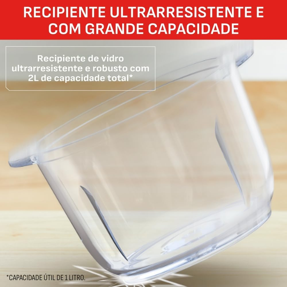 Mini Processador de Alimentos Arno Choppeo CH01 500W Cinza, , large image number 6
