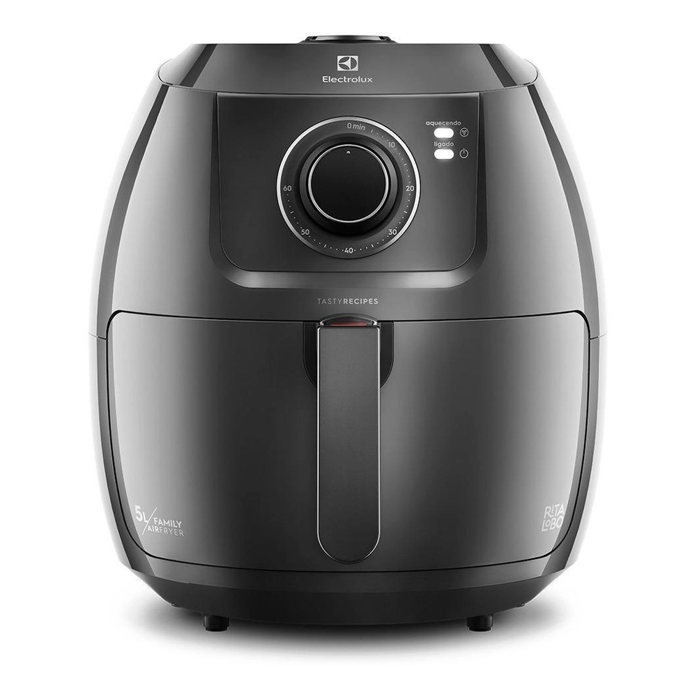 Fritadeira Elétrica Air Fryer Electrolux Sem Óleo 5 Litros Grafite 220V EAF-50