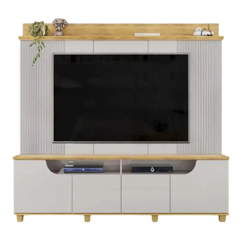 Estante Home para Tv até 75 Polegadas Bali/Cedro DJ Móveis Gama