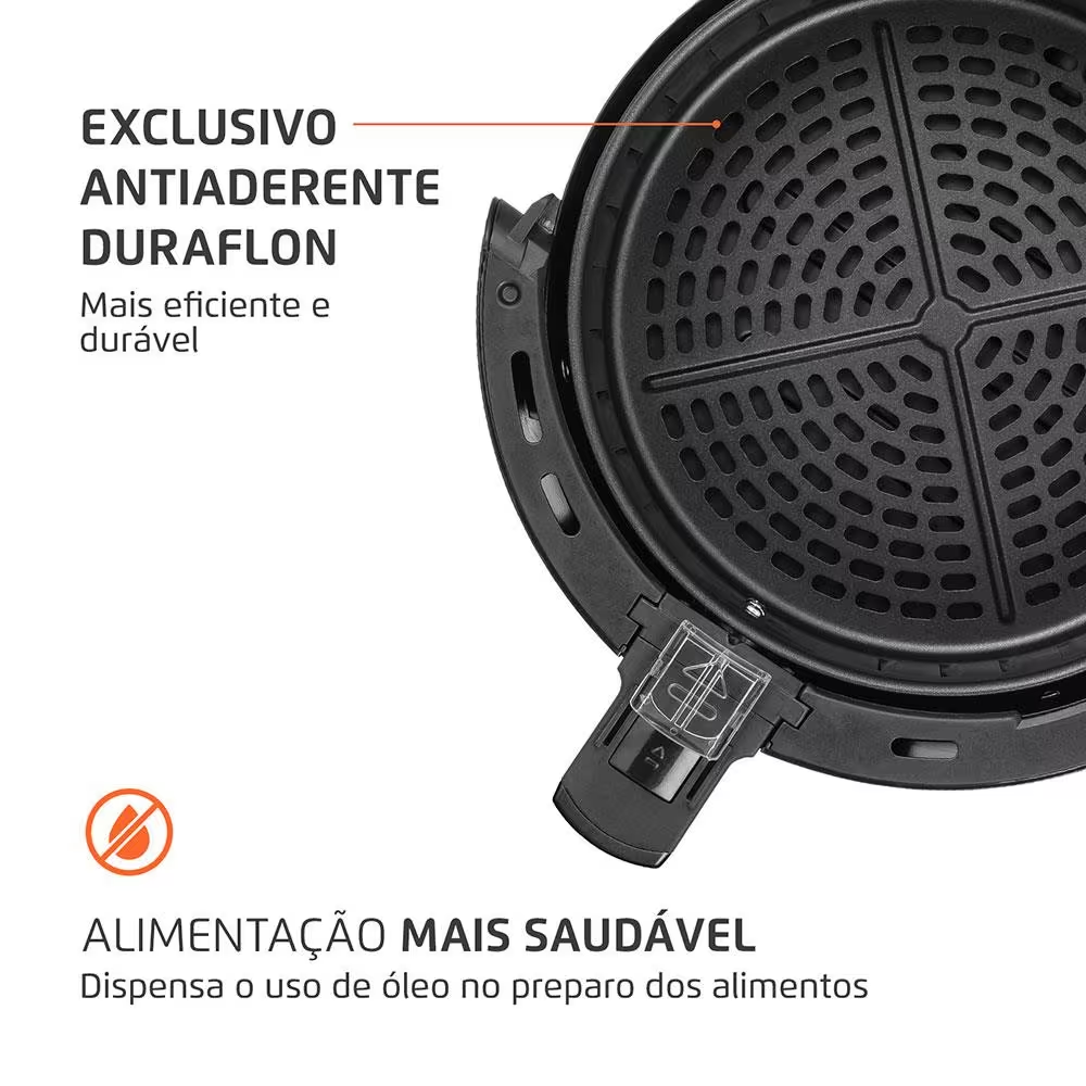 Fritadeira Elétrica Air Fryer Mondial Sem Óleo 3,6 Litros Preta 220V AF-36-FB, , large image number 5
