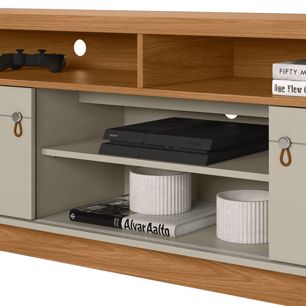 Rack para Tv at&eacute; 75 Polegadas Nature/Off White Linea Ara&ccedil;atuba, , large image number 7