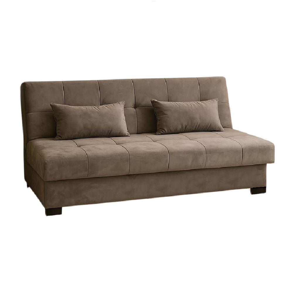 Sofá Cama 4 Lugares 1 Assento Tabaco 192cm Movelpaz Aveiro