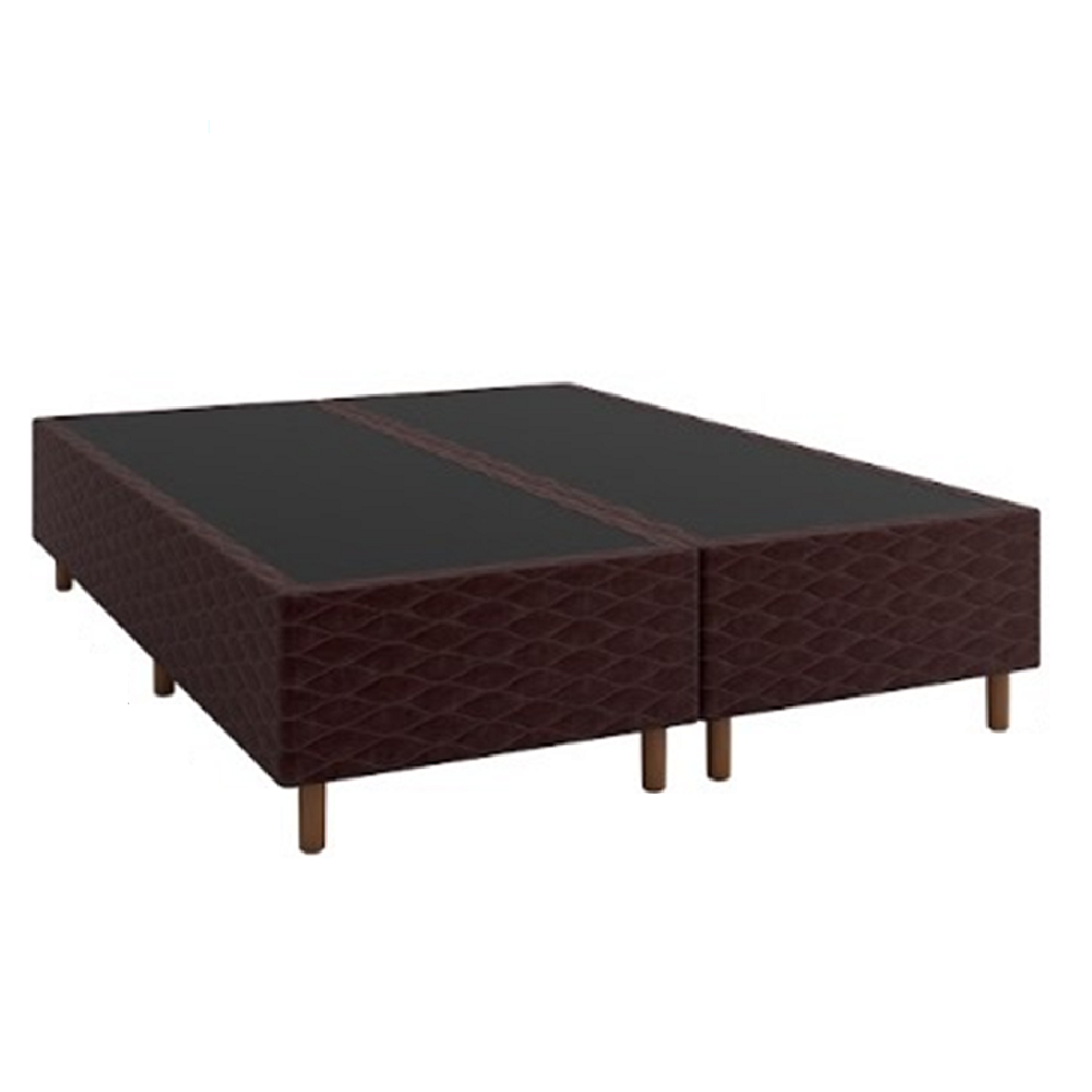 Base Cama Box Queen Real Firm Vinho 156x198x42 cm Umaflex
