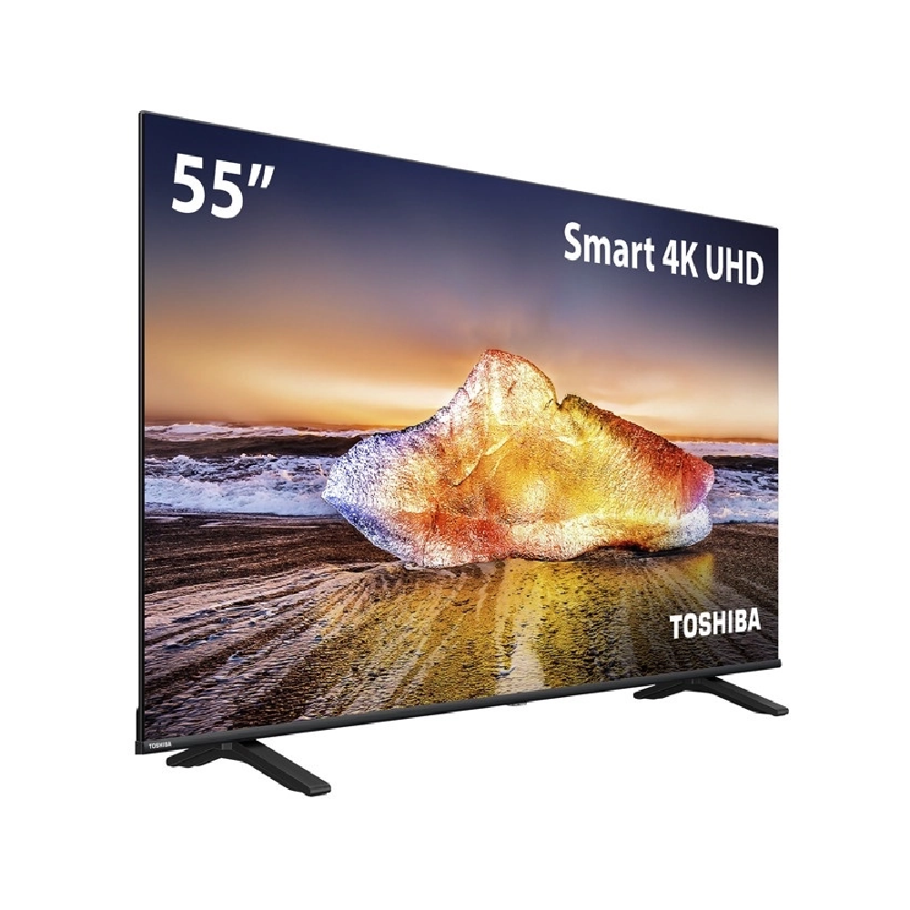 Smart TV 55 Polegadas Toshiba DLED 4K Wi-Fi VIDAA 3 HDMI 2 USB 1 RCA 55C350MS TB023M, , large image number 1