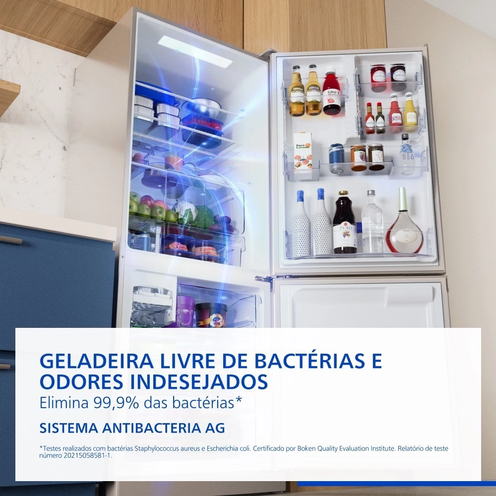 Geladeira Panasonic Frost Free 2 Portas A&ccedil;o Escovado 475L 220V BB64PV2XB Inverter, , large image number 4
