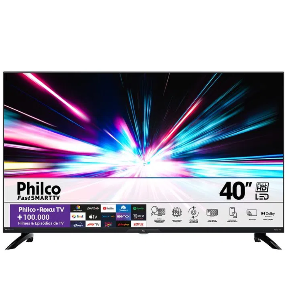 Smart TV 40 Polegadas Philco LED Wifi 2 HDMI PTV40G7ER2CPBLF, , large image number 4