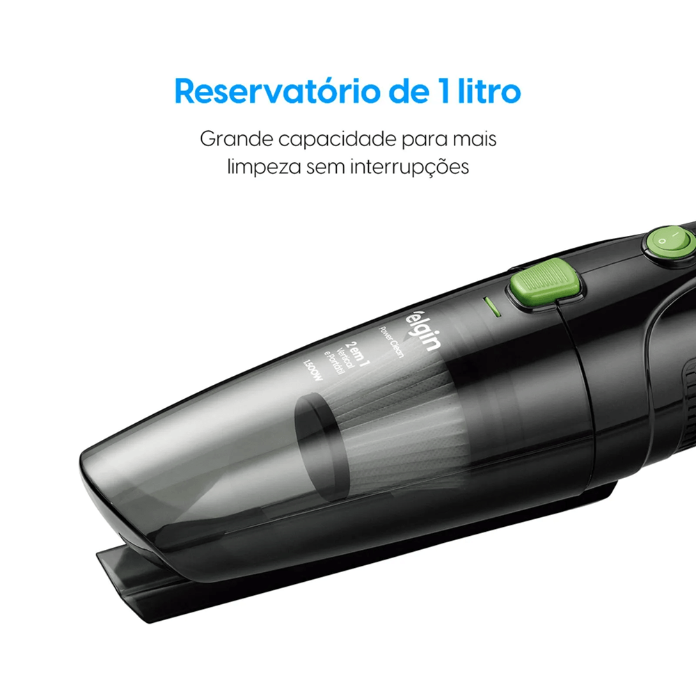 Aspirador Power Clean 2 em 1 Elgin - 1.500W Vertical ou Port&aacute;til 1L, , large image number 3