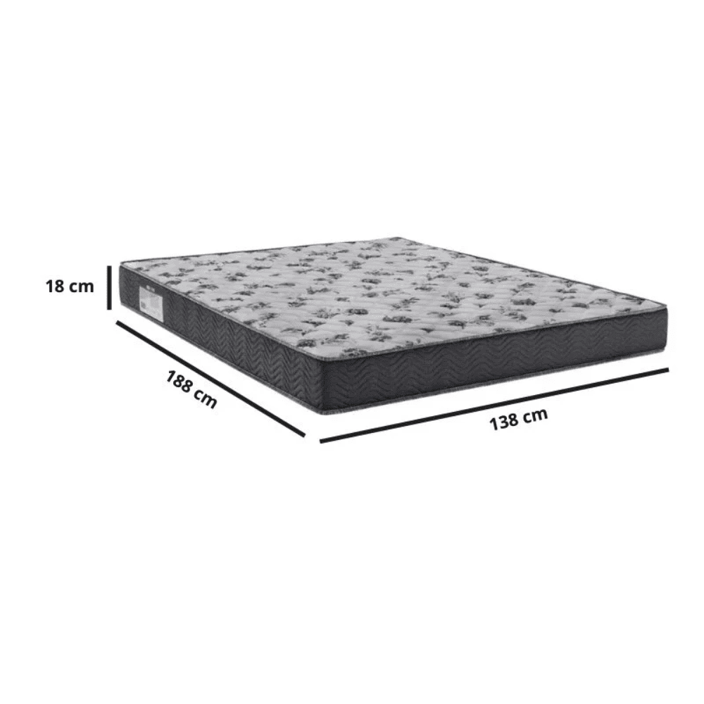 Colch&atilde;o Casal Espuma D33 ISO 100 188x138x18 cm Ortobom, , large image number 3