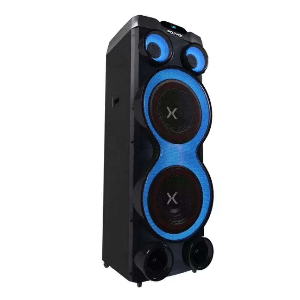 Caixa de Som Torre XT-2212T Polyvox Bluetooth Amplificada Party Leds FM Bivolt, APP, 2500W 	, , large image number 1