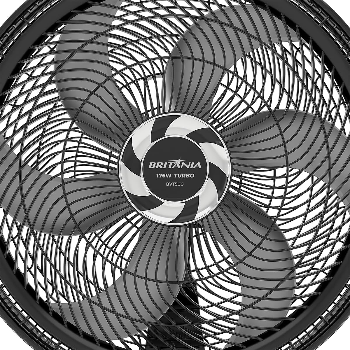 Ventilador de Mesa Britânia 47 cm 6 Pás 2 em 1 176W 220V BVT500 Maxx Force Preto, , large image number 6