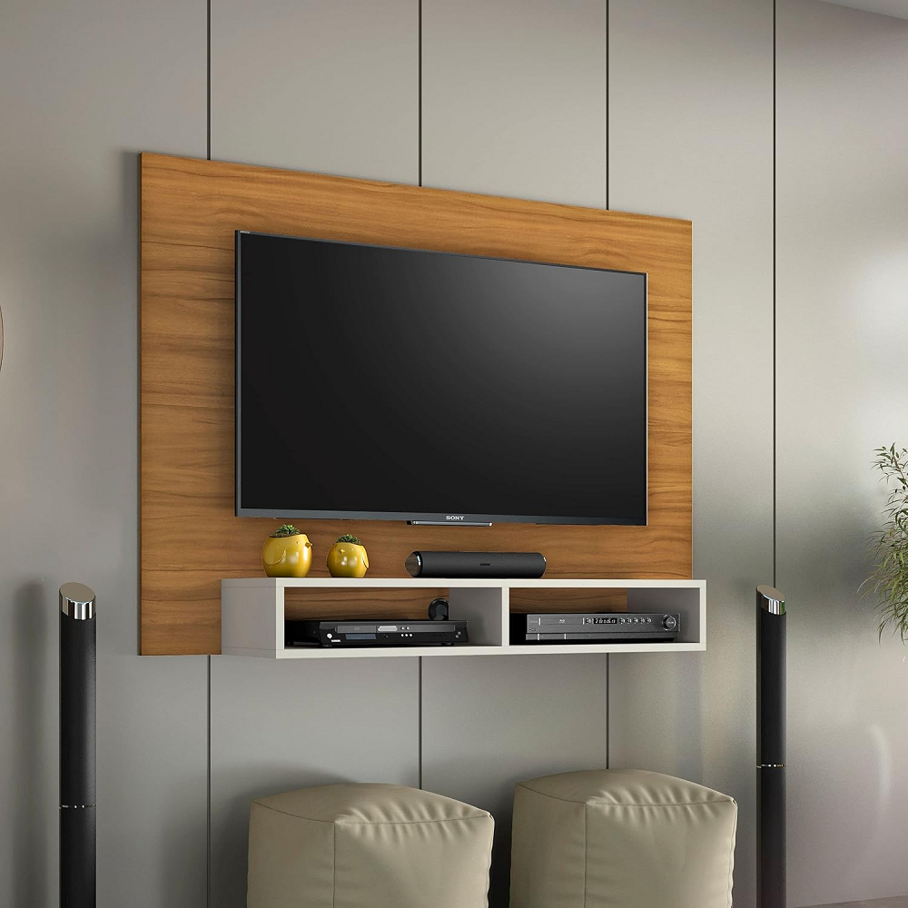 Painel Para TV Até 49 Polegadas Freijó Trend/Off White Notável Eros, , large image number 1