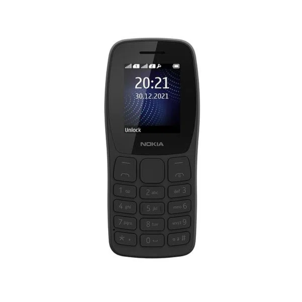 Celular Nokia 105 Preto Com 2 Chips Rádio FM Lanterna, , large image number 2