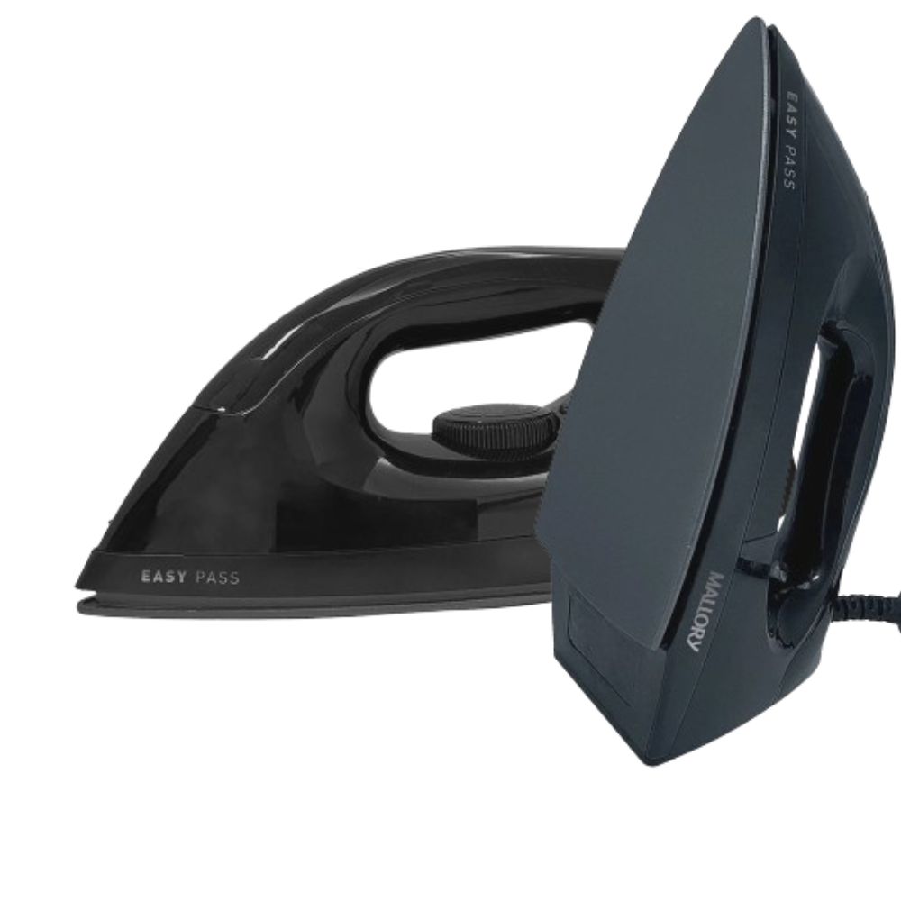 Ferro De Passar Roupa A Seco Mallory 220V Easy Pass Preto, , large image number 1