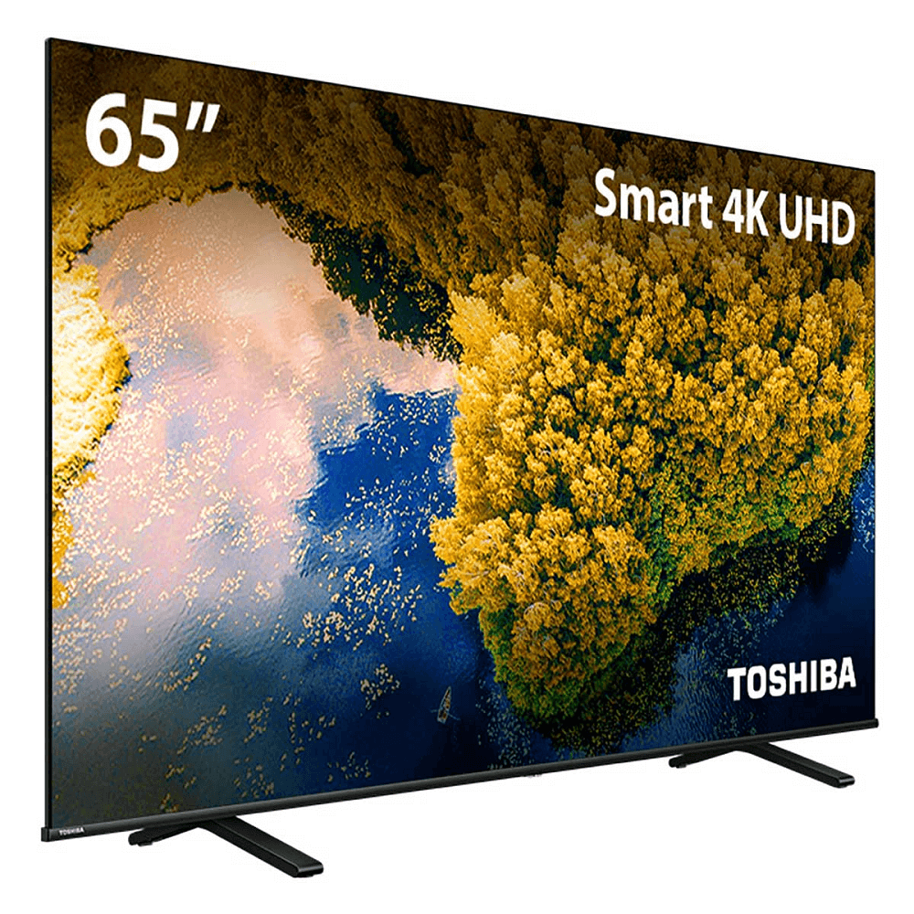 Smart TV 65 Polegadas Toshiba DLED 4K Wi-Fi VIDAA 3 HDMI 2 USB C350L TB010M, , large image number 1