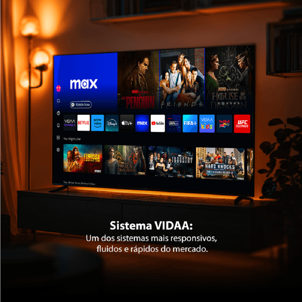 Smart TV 58 Polegadas Toshiba DLed 4K VIDAA Wi-Fi 3 HDMI 2 USB 58C350NS TB031M, , large image number 3