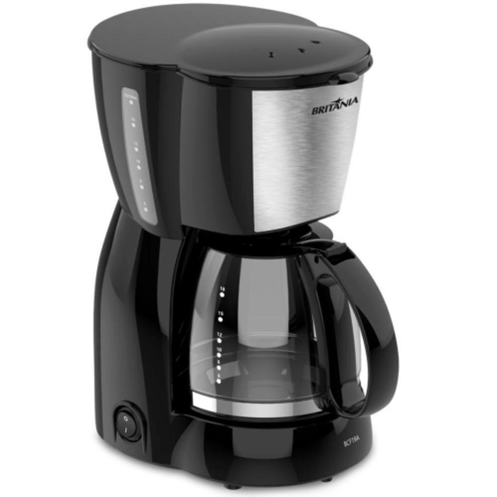 Cafeteira Britânia BCF19A 18 Xícaras Preto 550W, , large image number 1