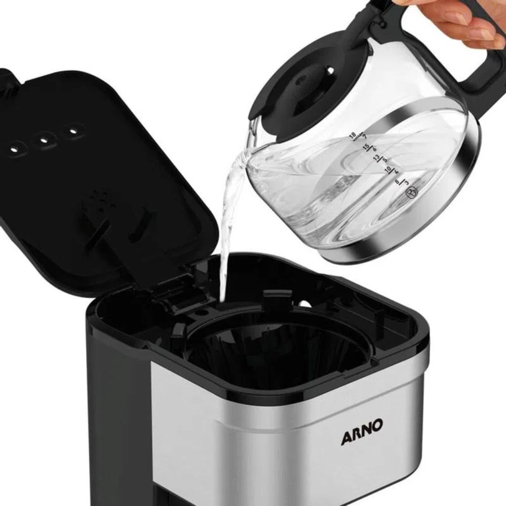 Cafeteira Elétrica Arno Preferita Inox 18 Xícaras Jarra 750ml CFPF 220V, , large image number 4