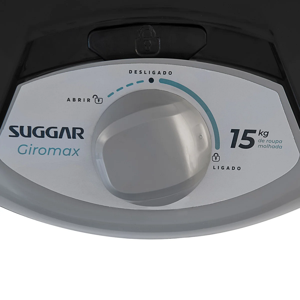 Centrífuga de Roupas Suggar 15kg 220v Giromax CT1502 - Prata, , large image number 4