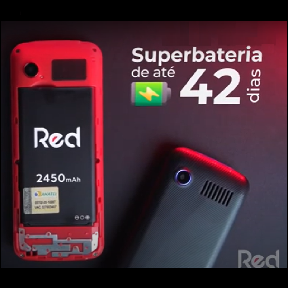 Celular Red Mobile Mega II Com Câmera Bluetooth 2 Chips Rádio FM, , large image number 4