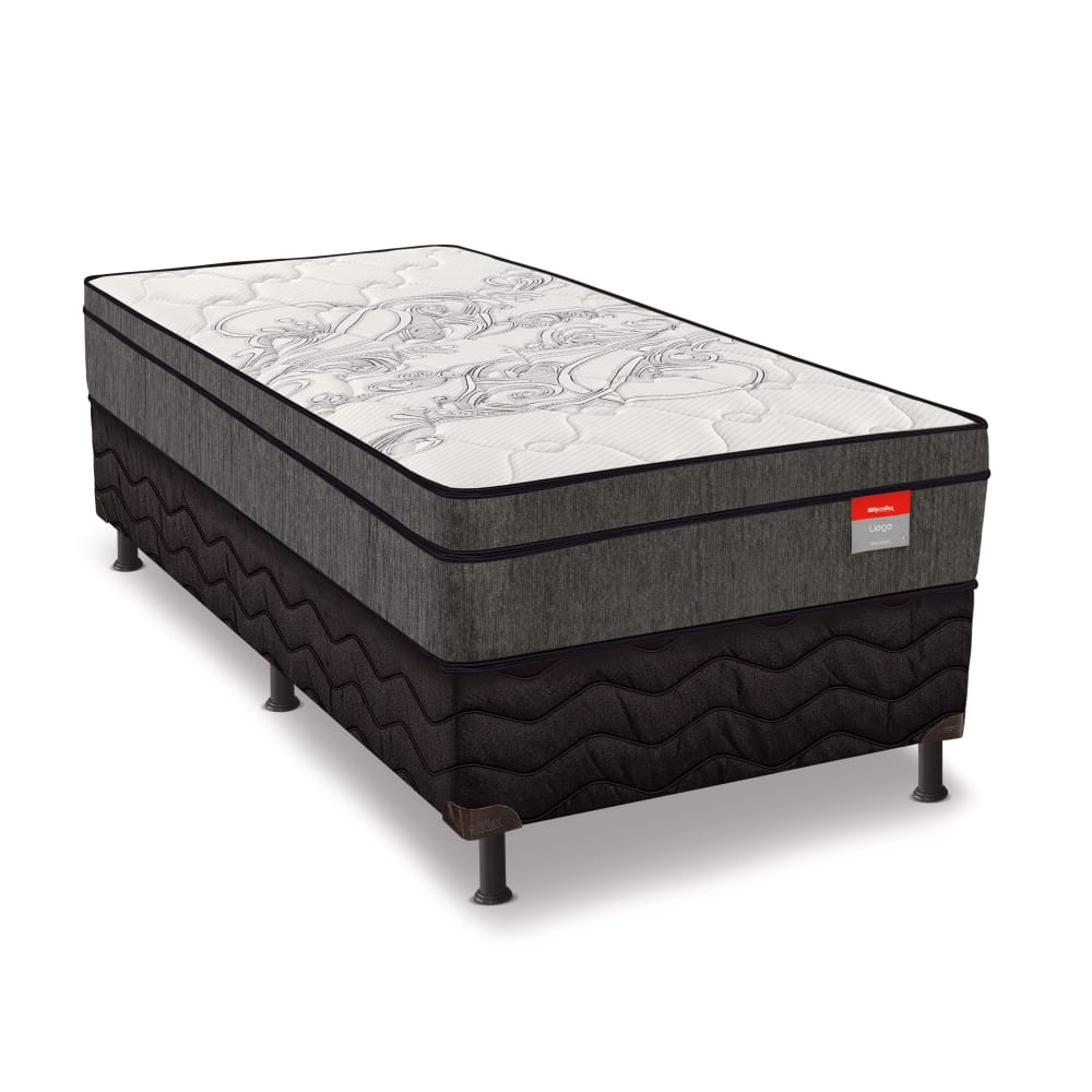 Cama Box Solteiro Molas Ensacadas Liege 88X188X74 Reconflex 