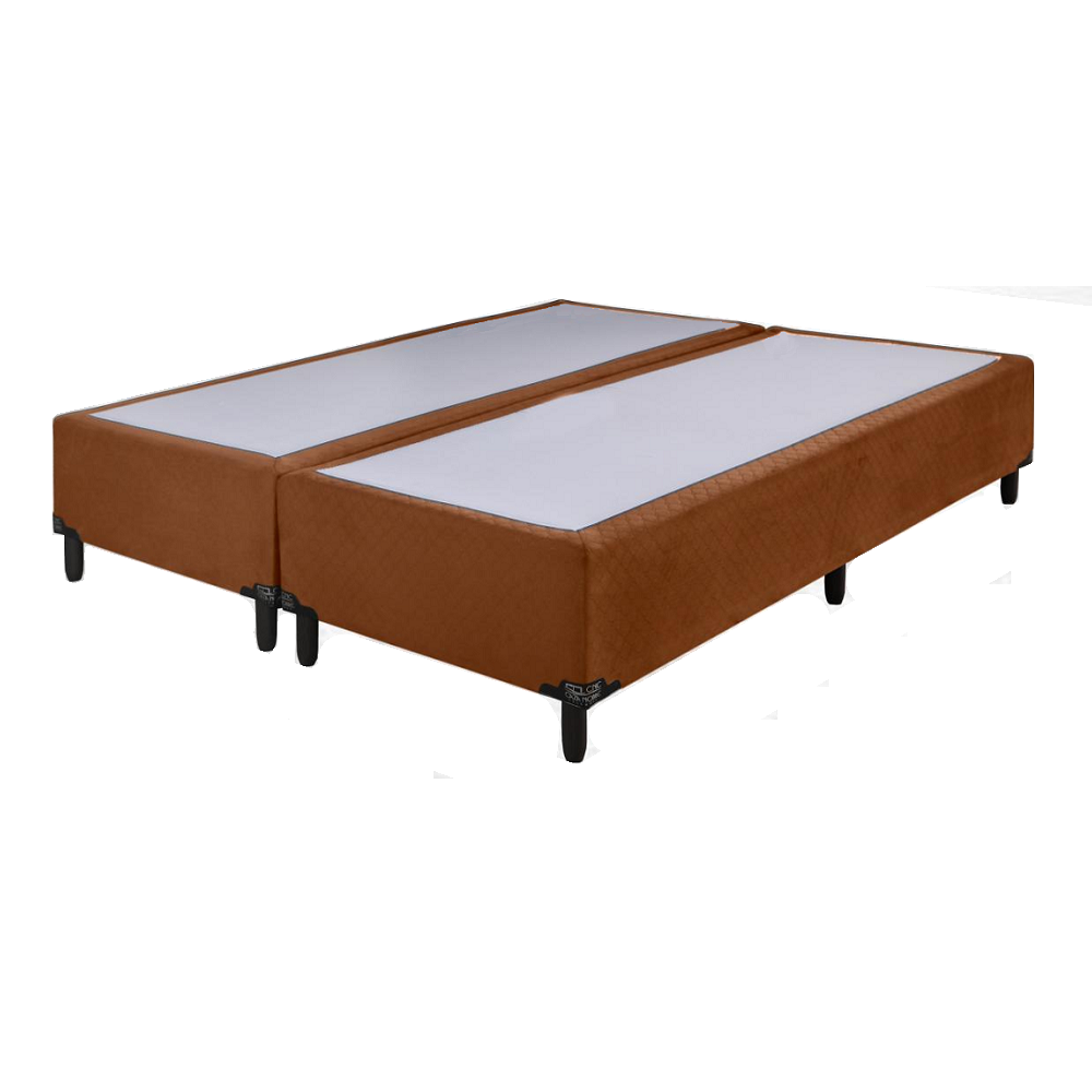 Base Cama Box Casal Bipartida Queen Sumatra 158x42x198 cm Caza Nobre, , large image number 0