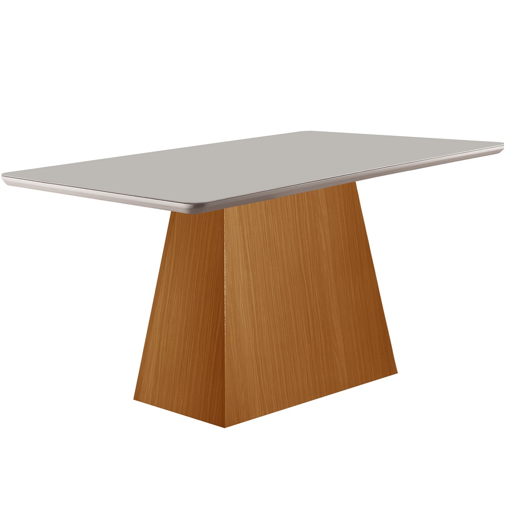 Conjunto Mesa de Jantar 6 Cadeiras Riviera Retangular LJ Prada 160x80cm Marrom, , large image number 2