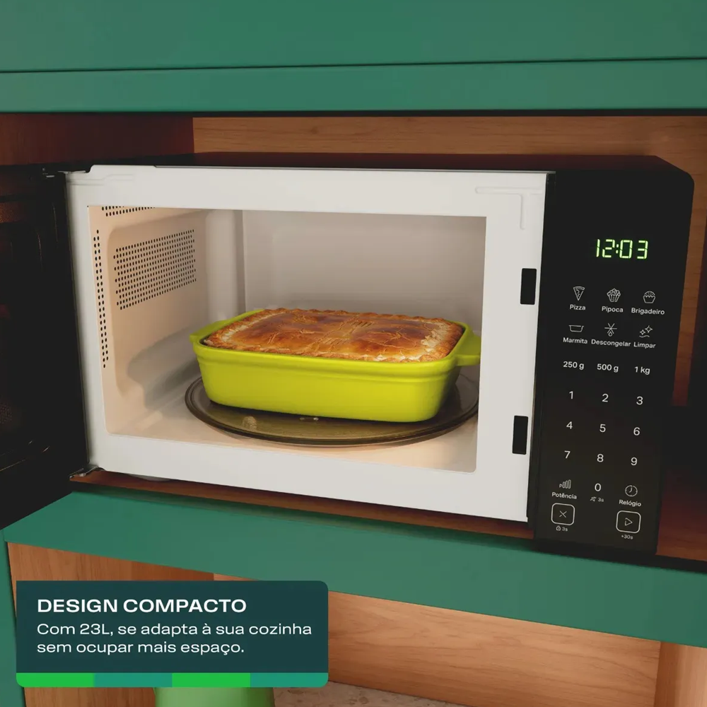 Micro-ondas Consul 23 Litros CMS23AE 750W Preto, , large image number 4