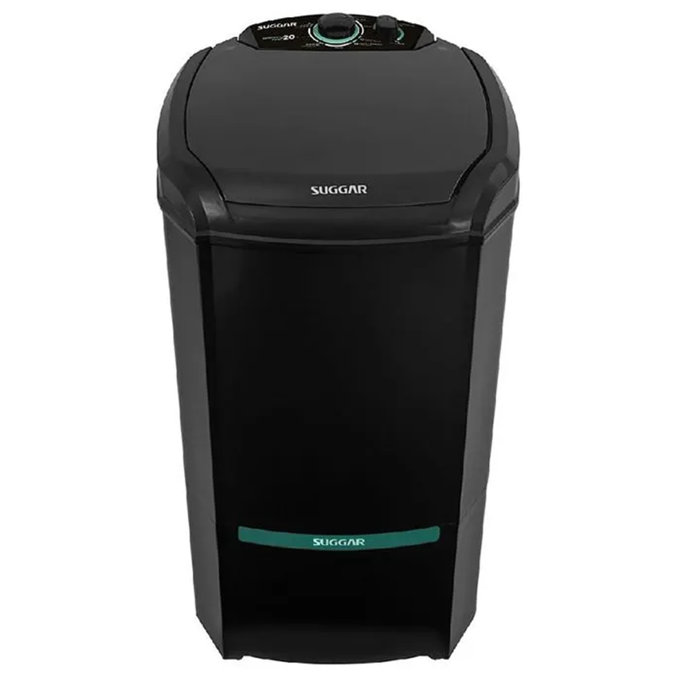 Tanquinho de Lavar Roupas Semi-automático Suggar 20kg 220V LE2022PT Preto