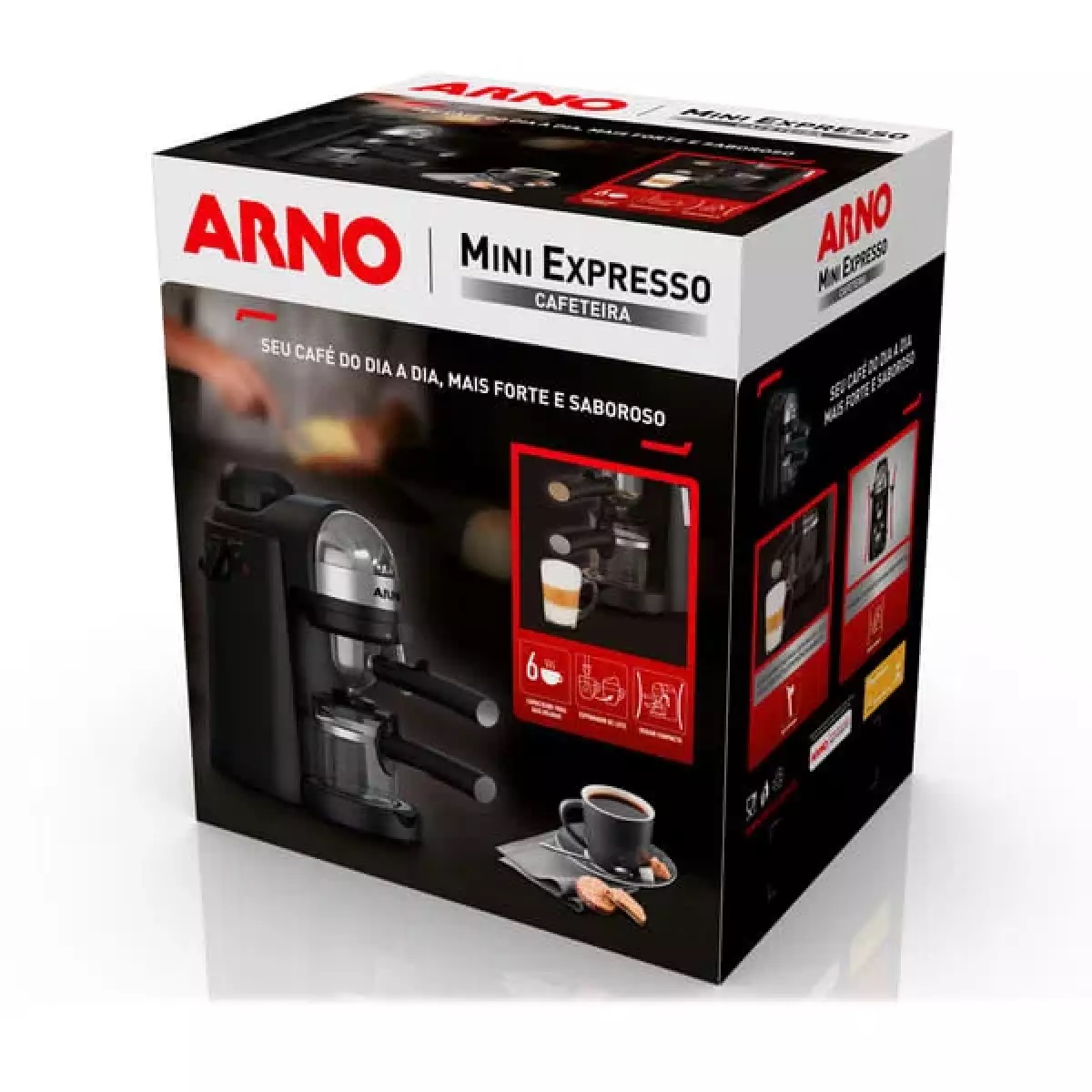 Cafeteira Espresso Arno Preta 220V XP1728B2, , large image number 1