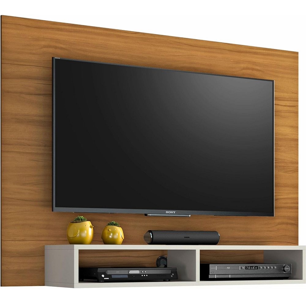 Painel Para TV Até 49 Polegadas Freijó Trend/Off White Notável Eros