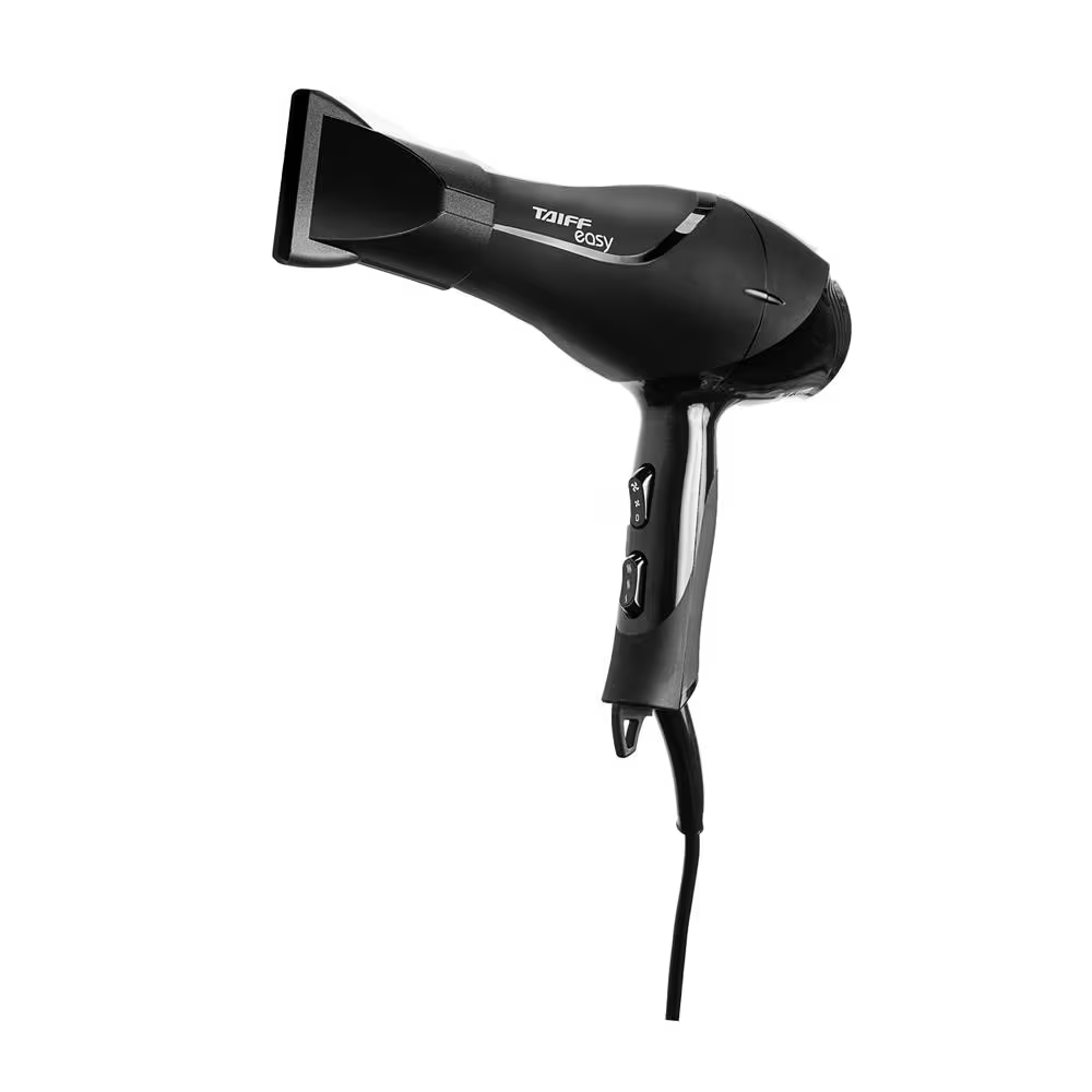 Secador de Cabelo Taiff Easy Preto 2 Temperaturas 1700W Bivolt