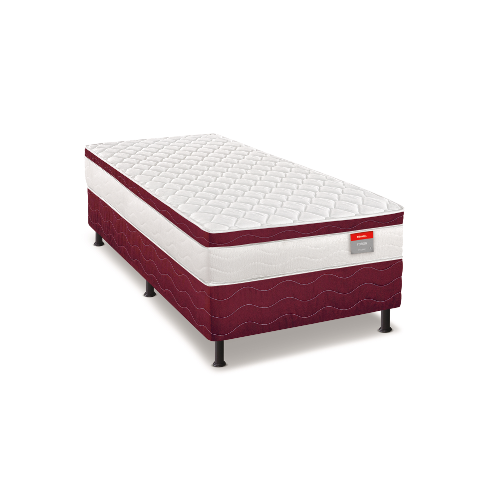 Cama Box Conjugada Solteirão Espuma D26 Rosen Bonnel 188x88x62 cm Reconflex, , large image number 0