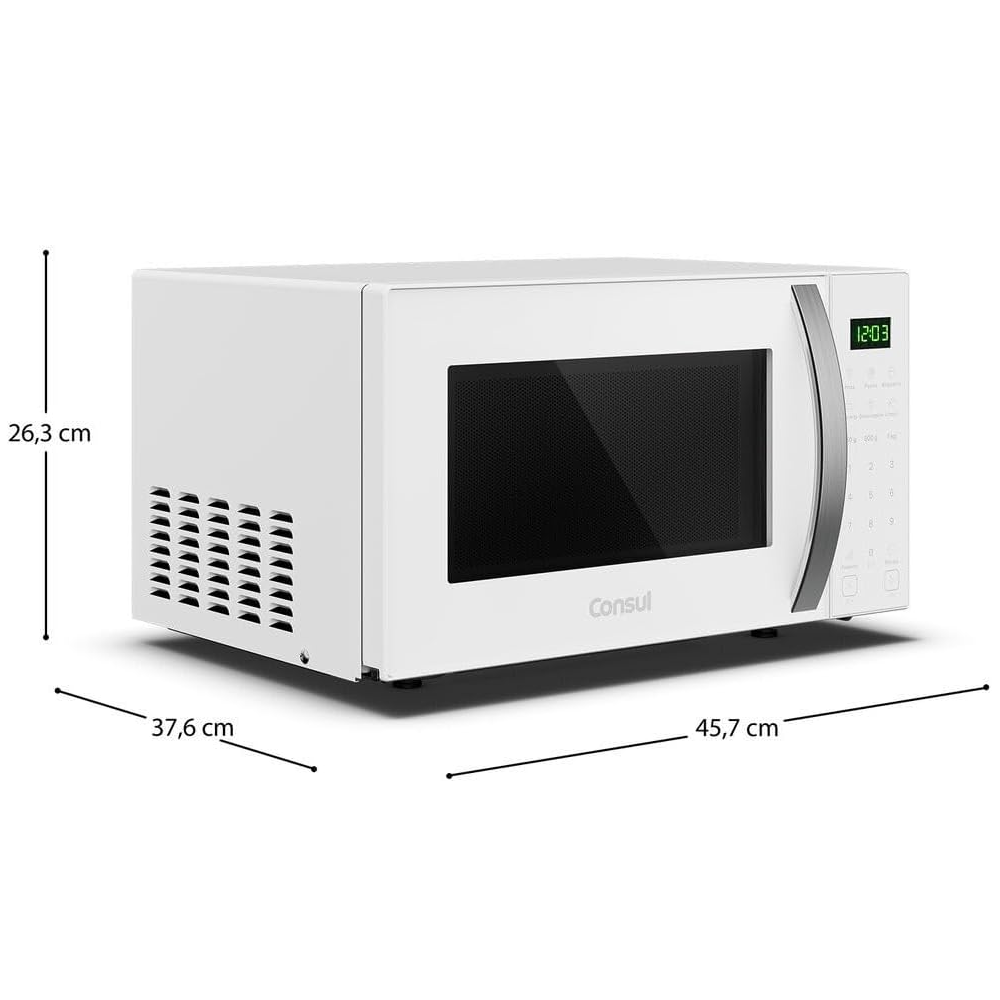 Micro-ondas Consul 23 Litros CMS23AB 750W Branco, , large image number 9