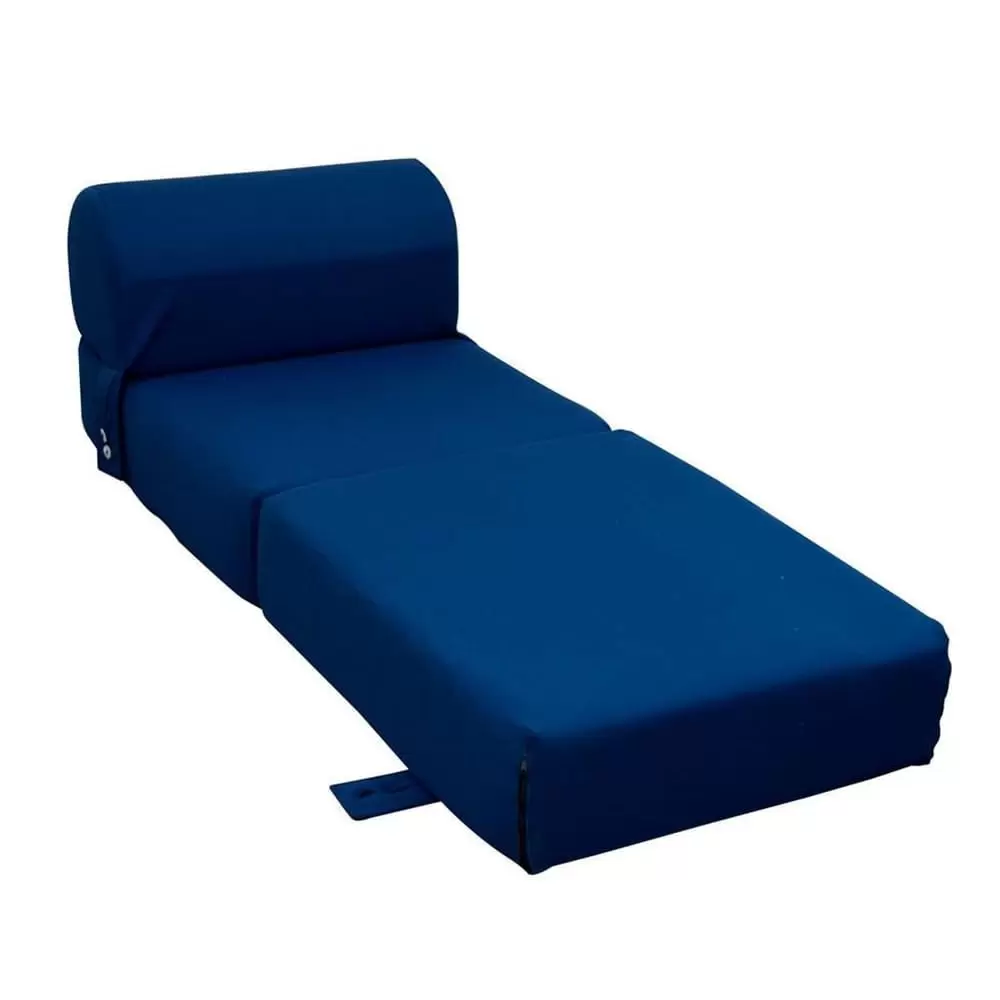 Poltrona Cama Dobrável e Extenssiva Espuma D20 Azul Marinho Ortobom Utilitá, , large image number 3