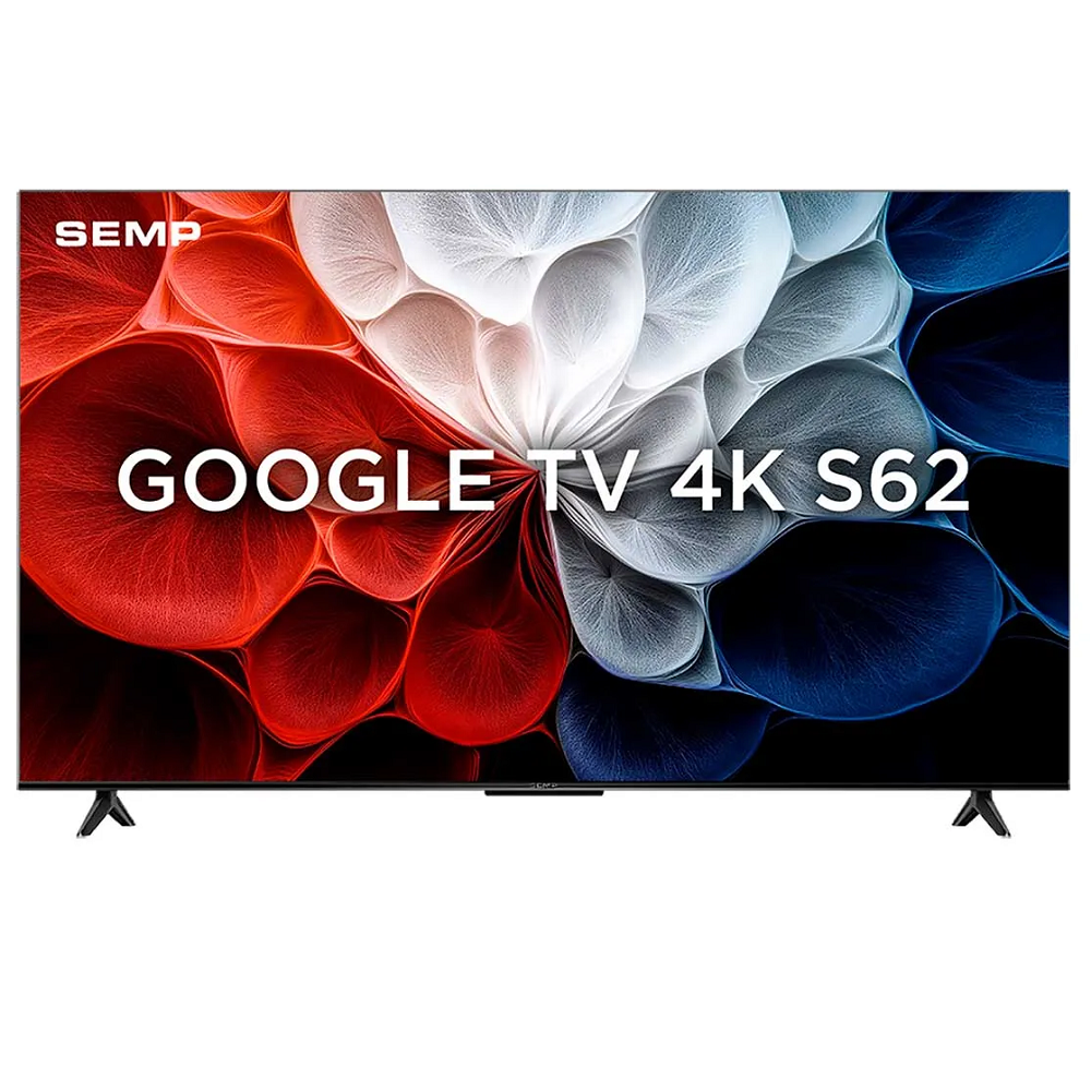 Smart TV 65 Polegadas Semp LED UHD Wi-Fi Google Tv 3 HDMI 1 USB 65S62