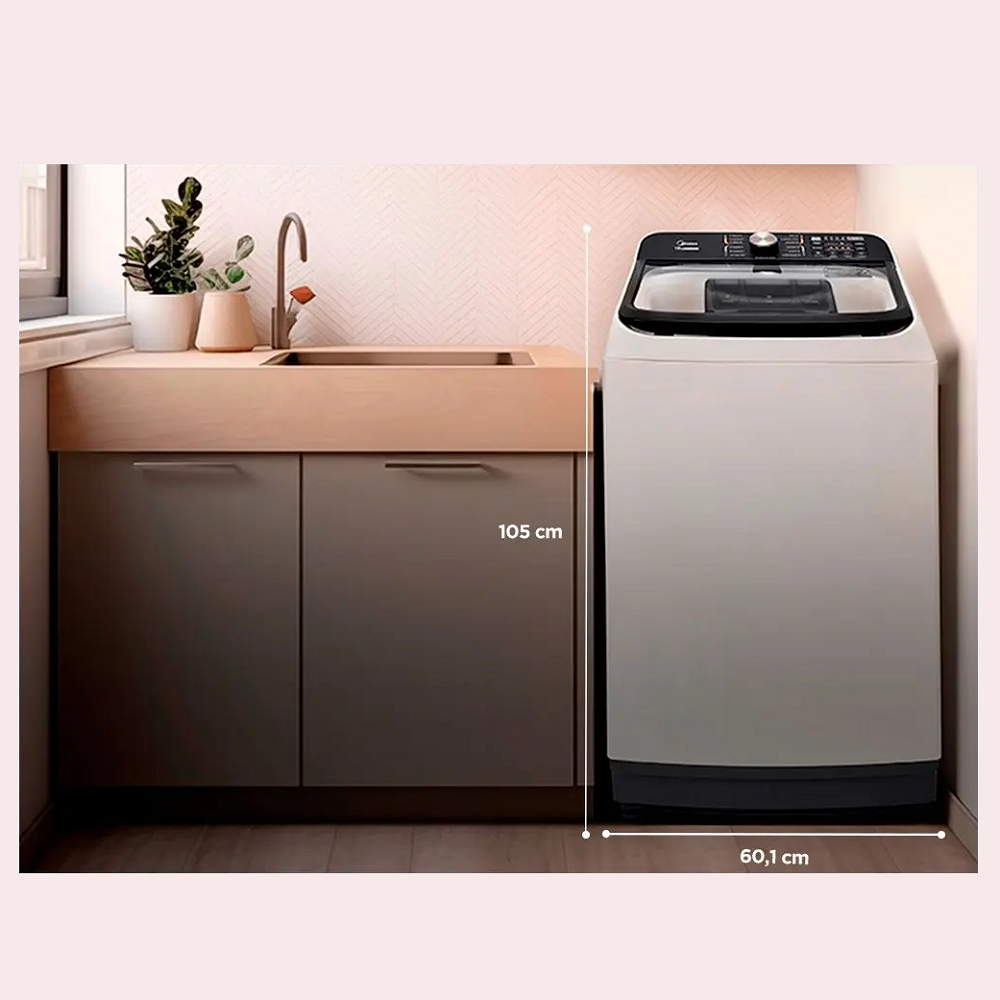 Máquina de Lavar Roupas Midea 15kg 220V MA512W150A/WKBR05 Branca, , large image number 6