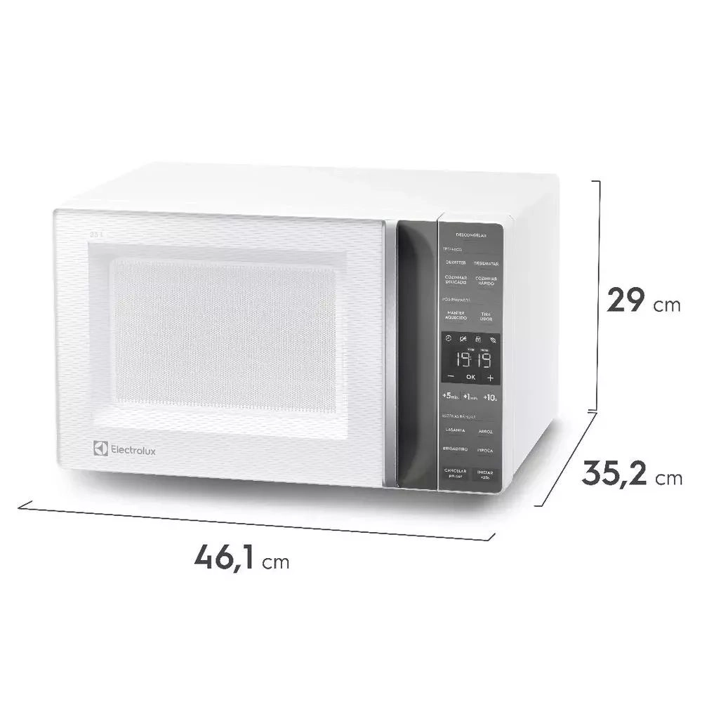 Micro-ondas Electrolux 23 Litros ME23B Branco 1100W, , large image number 4