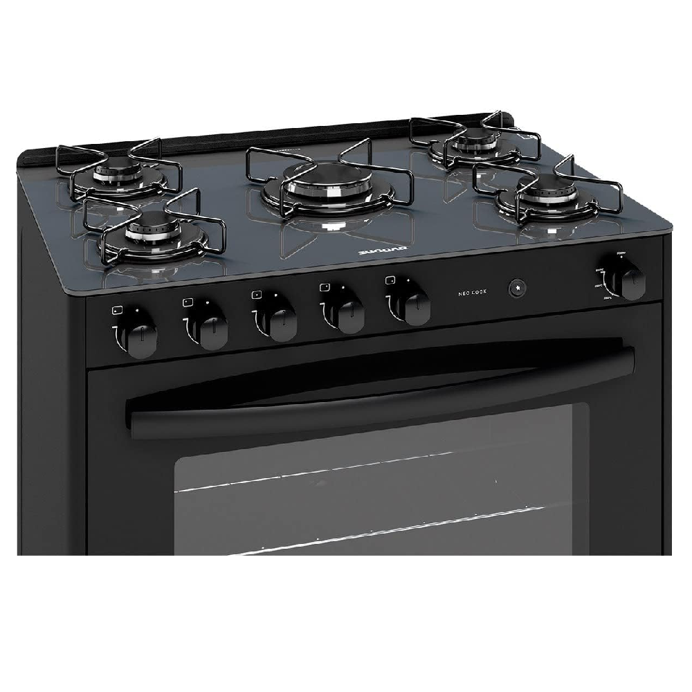 Fogão 5 Bocas Suggar Mesa de Vidro Preto Bivolt FGV510 Neo Cook, , large image number 3