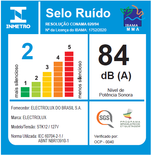 Aspirador de Pó Vertical 2 em 1 Electrolux PowerSpeed 1000W 220V STK12, , large image number 6