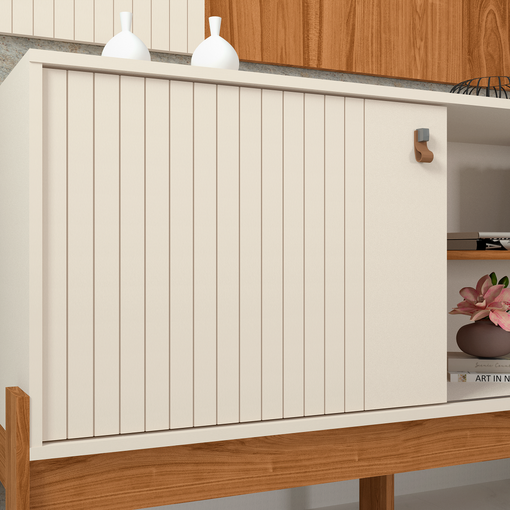 Rack com Painel para Tv até 42 Polegadas Mobler Wood, , large image number 4