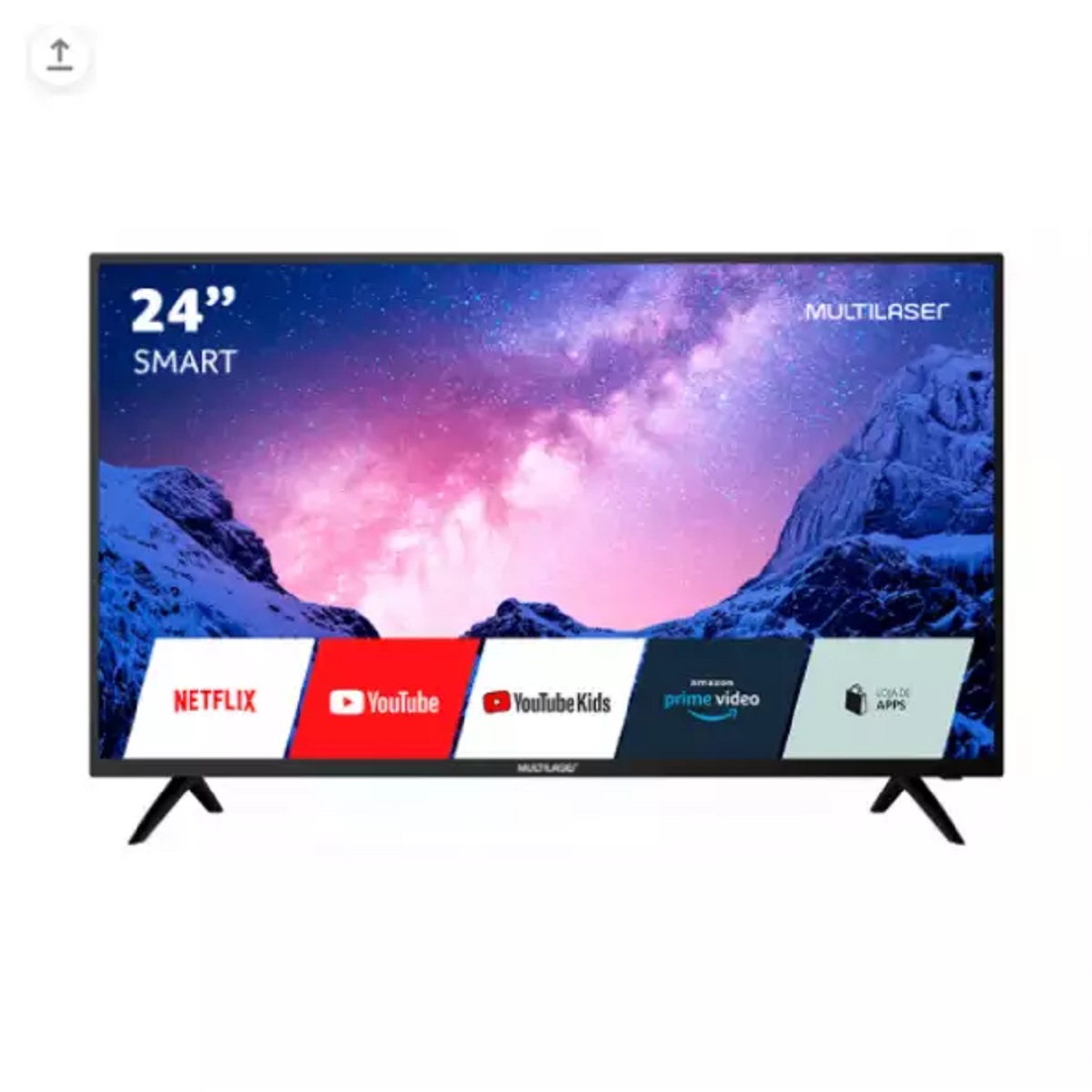 Smart Tela 24 Polegadas Multilaser HD Wifi 2 HDMI TL040, , large image number 0