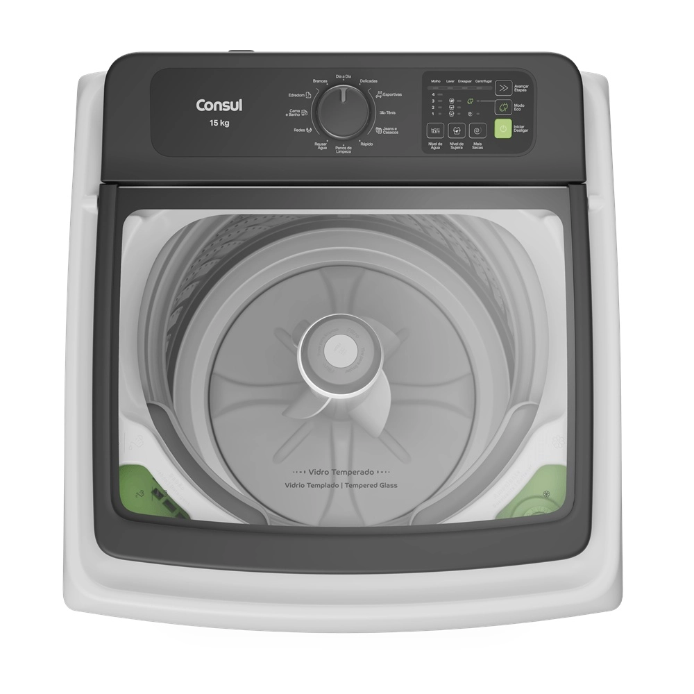 Máquina de Lavar Roupas Consul 15kg 220V CWN15AB Branca, , large image number 2