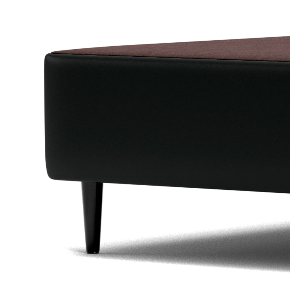 Base Cama Box Queen Sommier Corino Preto 198x158x30 cm Ortobom, , large image number 3