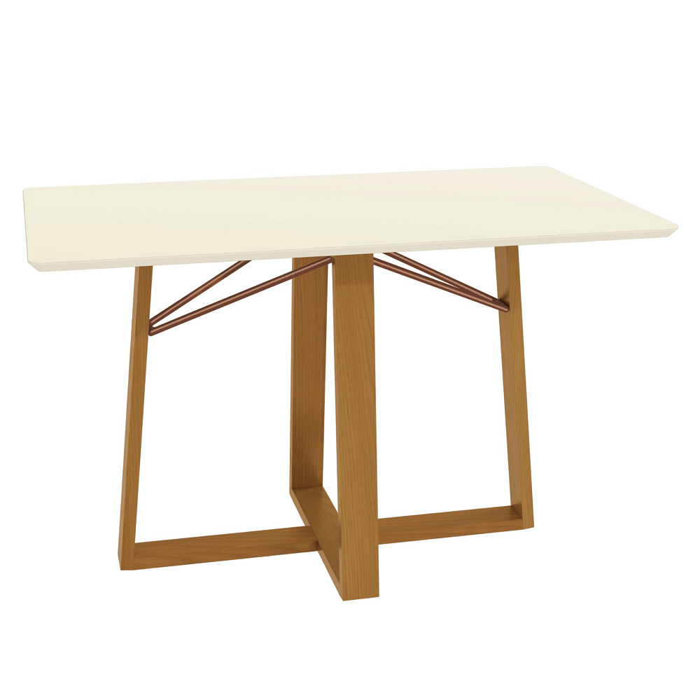 Mesa Sala de Jantar para 6 Cadeiras Retangular 160x90 Kappesberg CSJ020CA-OWV8